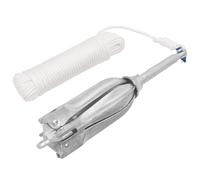 Ancre pliable avec corde argenté 1,5 kg fer malléable ancre vidaXL