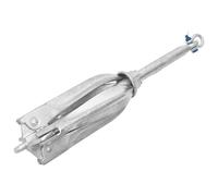 vidaXL Ancre pliable avec corde argenté 10 kg fer malléable, ancre, ancre de bateau, ancre de grappin, ancre de grappin d'ancrage Autre G