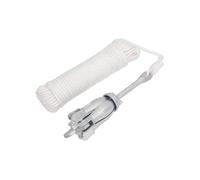 vidaXL Ancre Pliable avec Corde argenté 2,5 kg Fer malléable