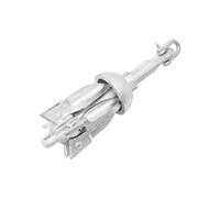 Ancre pliante argenté 0,7 kg fer malléable, ancre, ancre à grappin, ancre pliable, ancre pour petit bateau, ancre à grappin pliante
