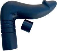 Ancre victorienne en laiton massif (poignée uniquement) - Style antique - Canne de marche vintage - Pennis noir