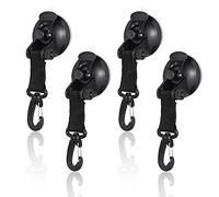 Ancres à Ventouse,crochets à ventouse, ventouses d'ancrage 4 Pièces Ancre à Ventouse Ventouses D'ancrage Ancre à Ventouse Robuste avec Fixation du Crochet d'Arrimage Auvent