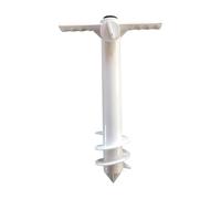 Ancres de sable résistantes au vent avec trois matériaux en ABS au design hélicoïdal, adaptés pour la plage, le camping, la durabilité, les ancres de sable hélicoïdales portables