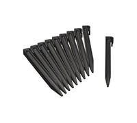 Ancres pour bordure de jardin en polyéthylene recyclé H26 7 1 9 1 8 cm Noi