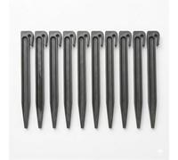 Ancres pour Bordure de Jardin en Polypropylène Recyclé, Hauteur 19.5 cm, pour Bordure PE de 15 cm, Lot de 10 Piquets