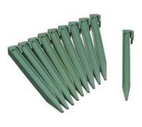 Ancres pour bordure en polyéthylene recyclé NATURE H26 7 1 9 1 8 cm