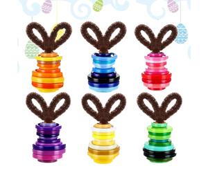 Ancsttu 6 Pièces Kit De Bricolage De Boutons De Pâques, Ornement De Pâques en Boutons Décorations De Lapin pour Maison Fête École Et Réunions Familiales