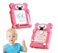 Ancsttu Ardoise Magnétique De Dessin pour - Tableau de Dessin avec Piste à Billes,Jouet pour Développer La Motricité Fine - pour Garçons Et Filles Anniversaire Noël Pâques Maison