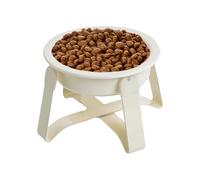 Ancsttu Bol Alimentation Lente Chien,Bol Nourriture Céramique Métal Labyrinthe Puzzle - Support Fer Plateau Manger Maison Cuisine Intérieur Extérieur - Quotidien Santé Alimentation