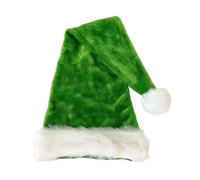 Ancsttu Bonnet Du Père Noël, Couvre-chef avec une bordure en peluche blanche et douce, Chapeaux de Noël pour femmes, Pour Femmes Hommes Famille Pendant Les Fêtes D'Hiver Les Soirées Le Cosplay