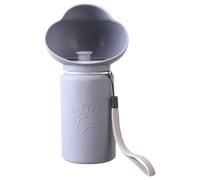Ancsttu Bouteille d'eau Portable pour Chien - Bouteille d'eau Pliable pour Chien - Distributeur Récipient Coupe Étanche avec Lanière,pour Camping Road Trip Parc Randonnée Sac À Dos