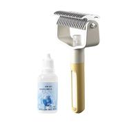 Ancsttu Brosse à vapeur pour chien | Peigne pulvérisateur autonettoyant double face, brosses pour chats d'intérieur | pour le nettoyage de massages de petits et moyens et grands chiots