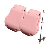 Ancsttu Clips De Support De Canne Multifonctionnels,Lot de 2 Supports pour Canne à Pêche | Boule Fixe pour | pour Pêche en Eau Douce et Salée, Rivière, Lac, Étang - Idéal pour Pêcheurs