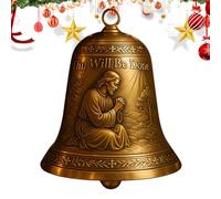 Ancsttu Cloches de Noël Jésus pour Arbre de Noël | Ornement Cloche de la Crèche | Fournitures pour Fêtes à la Maison Bureau École Chambre