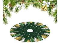 Ancsttu Collier pour Arbre de Noël Artificiel,Collier de Base en Peluche pour Arbres Artificiels | Décoration Rustique Style Ferme pour Intérieur Extérieur Business Hôtel Restaurant