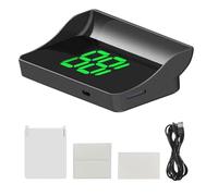 Ancsttu Compteur De Vitesse Numérique Pour Voiture - HUD Automobile Compact - Moniteur Vitesse Pare-brise Pour Autoroute Voyages Circulation Navigation Urbaine Trajets Quotidiens,Vacances Vélos SUV