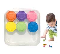 Ancsttu Gonggi Jack Stone, 6 Pièces Gonggi Korean Game Jeu Traditionnel Coréen Jeu Coréen De Lancer De Pierres Jeu Traditionnel Coréen Gonggi pour Enfant Et Adultes