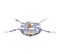 Ancsttu Hamac pour petit animal, nid chaud réglable, accessoires pour cage à chinchilla - pour planeur à sucre, écureuil, gerbille, hérisson, petit animal, intérieur, maison, appartement