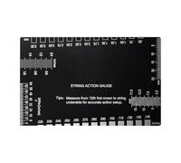 Ancsttu Jauge De Mesure De L Action Pour Guitare,Règle D Action En Acier Inoxydable Métrique Et Impérial - Outil de Réglage de Guitare | Pour Adultes Femmes Hommes Maison École Scène Pratique Groupe