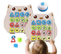 Ancsttu Jeu d'Association des Formes pour | Jeu Éducatif d'apprentissage des Formes,pour dès 2 Ans Garçons Filles Maternelle