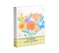 Ancsttu Kit de Création de Fleurs | Artisanat Enfant,Jouets Artistiques avec Feuilles Teintes Aquarelle et Coloriage pour Bouquet d'Anniversaire Jardinage Pâques