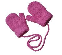 Ancsttu Mittens Hiver Enfant | Moufles Chaudes Bébé Gants Cordon En Peluche,Accessoire Antiperte Doux et Thermique - 1 à 3 Ans Fille Garçon