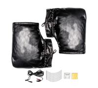 Ancsttu Moufle De Poignée De Motocyclette - Gants de Chauffage 12V - Manchons de Guidon ATV Imperméables avec Température Constante,pour Motocyclette Cyclisme Quad Vélo ainsi que Voiture Électrique en