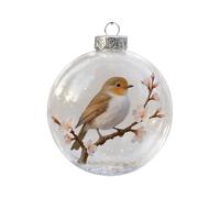 Ancsttu Ornements De Sapin De Noël Oiseaux,Fournitures De Fête Artificielles Portables - Boules Décoratives Oiseaux Artificiels - pour Fêtes Anniversaire Bureaux Salon Chambre Salle De Bain