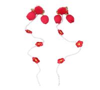 Ancsttu Pince à Cheveux | Barrettes Élégantes En 1 Paire,Barrette à Tresse Avec Gland - Pour Femmes et Adolescents École Sortie Voyage