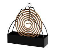 Ancsttu Porte-Encens Extérieur | Support Métallique Base pour Encens | Base Stable Attrape-Cendres Décoratif pour Intérieur Extérieur Cuisine Salon Chambre Terrasse
