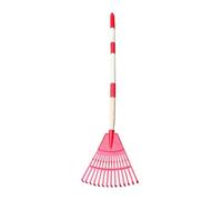 Ancsttu Râteau de Jardin en Eventail 14 Dents,Râteau À Gazon Domestique - Balai Portable pour Pelouse Terrasse Paysage Gravier Jardin Camping Plein Air