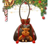 Ancsttu Sac à Bonbons de Noël - Pochette à Cordon pour Bonbons de Noël | Sachets Cadeaux Fête pour Goûter Salle de Classe - Garnitures de Bas de
