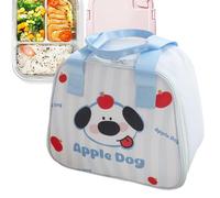 Ancsttu Sac À Repas,Portable Cartoon Sac À Déjeuner Isotherme | Porte-Boissons Froides Et Fruits,Pour Travail Filles Garçons École Hommes Adultes Voyage Stade Pique-Nique Road Trip