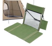 Ancsttu Siège de Gradin - Siège Pliable Extérieur avec Support | Portable avec Dossier pour Plage Jardin Pêche Camping Stade Pique-Nique Extérieur