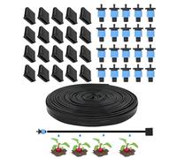 Ancsttu Système d'Irrigation pour Jardin - Kit d'Arrosage Automatique par Goutte à Goutte pour,Accessoire Jardinage Pour Cultures Sous Serre, Hydroponie, Potager Et Verger