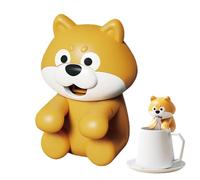 Ancsttu Ventilateur à Clip | Mini Gadget Rechargeable Mignon Pour Rafraîchissement Soufflant,Petit Ventilateur À Pince En Forme De Chien - Pour Tasses, Bols, Eau Chaude, Soupe, Nourriture, Manger,