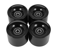 Ancyen Lot de 4 roues de skateboard de 60 mm + roulements en acier ABEC-9 et roue d'écartement