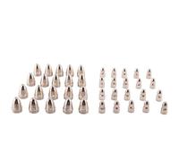Ancyen Lot de 40 buses/pointes P80 Électrodes Consommables Plasma Coupe Pièces Accessoires 1,1 mm