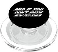 and If You Don't Know You Know | Song Lyric PopSockets PopGrip pour MagSafe