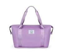 and Leisure Oxford Sac de voyage pliable multifonction avec fermeture éclair, violet, Taille unique