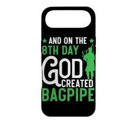 and on The 8th Day God Created Bagpipe Musician Cornemuse Coque pour iPhone Air
