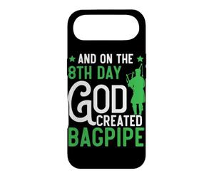 and on The 8th Day God Created Bagpipe Musician Cornemuse Coque pour iPhone Air