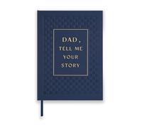 &And Per Se Journal d'histoire de la vie de papa - Journal de mémoire guidé par un père avec des questions rapides réfléchies, livre souvenir pour la fête des pères, un anniversaire, Noël (bleu foncé)