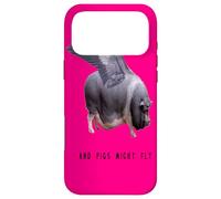 and Pigs Might Fly Citation Sarcastique drôle fantaisiste Coque pour iPhone 17 Pro Max