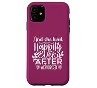 and She Lived Happily Ever After Divorced in My Divorced Era Coque pour iPhone 11