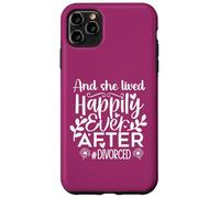 and She Lived Happily Ever After Divorced in My Divorced Era Coque pour iPhone 11 Pro Max