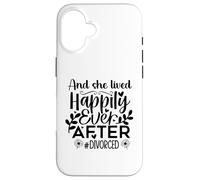 and She Lived Happily Ever After Divorced in My Divorced Era Coque pour iPhone 16