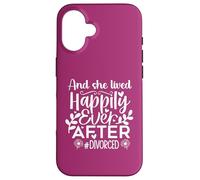 and She Lived Happily Ever After Divorced in My Divorced Era Coque pour iPhone 16