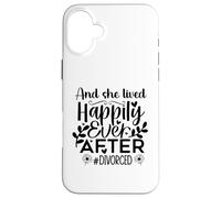 and She Lived Happily Ever After Divorced in My Divorced Era Coque pour iPhone 16 Plus