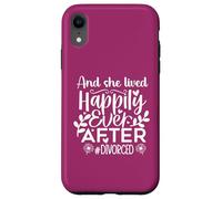 and She Lived Happily Ever After Divorced in My Divorced Era Coque pour iPhone XR